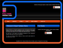 Tablet Screenshot of kalyani.lk
